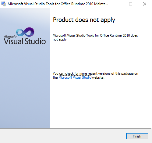 Microsoft Visual Studio 2010 Tools for Office Runtime Language Pack