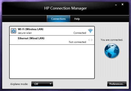 HP Connection Optimizer 