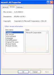 MSXML SP2 Parser 