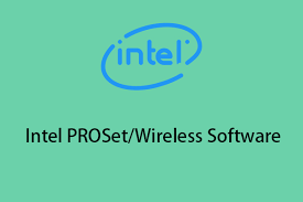 Intel PROSet/Wireless Software