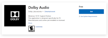 Dolby Audio X2 Windows APP