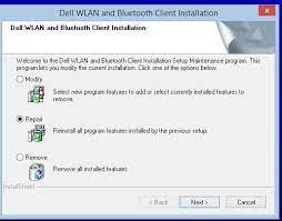 Dell WLAN and Bluetooth Client Installation