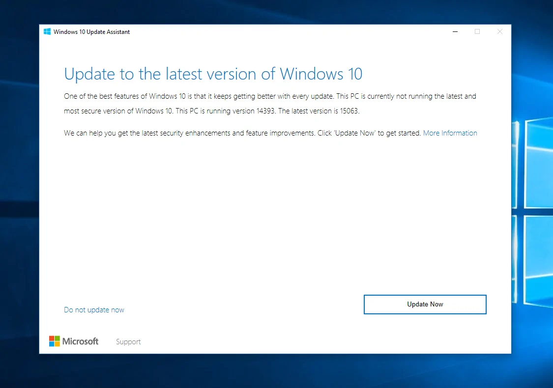 Windows Update Assistant 
